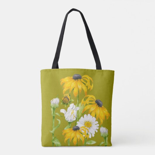 Joyful Summer op een All-Over-Print Canvas tas (Achterkant)