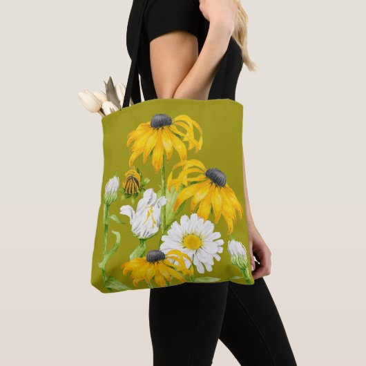 Joyful Summer op een All-Over-Print Canvas tas (Dichtbij)