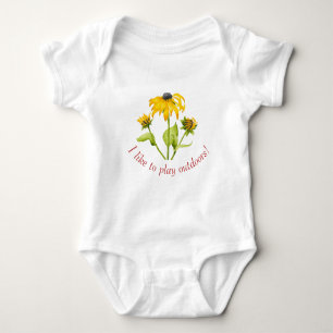 Joyful Summer op een Baby Bodysuit (B)