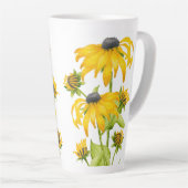 Joyful Summer op een grote latte Mok (Rechterhoek)