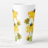 Joyful Summer op een grote latte Mok (Voorkant)