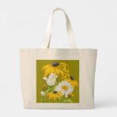 Joyful Summer op een Jumbo-Tas Grote Tote Bag (Achterkant)