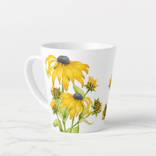 Joyful Summer op een kleine latte Mok (Linkerhoek)