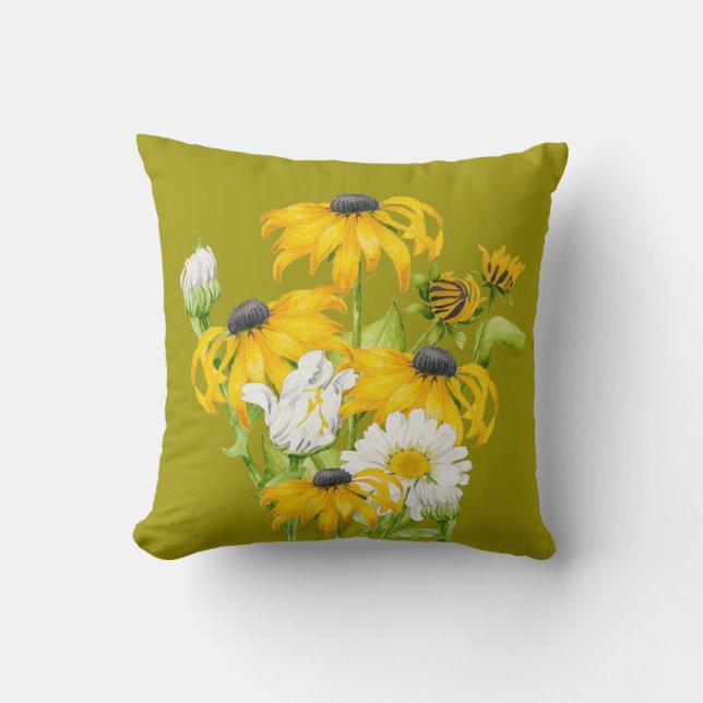 Joyful Summer op een Sierkussen (Voorkant)