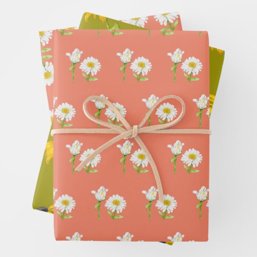 Joyful Summer op een Wrapping Paper Set (In situ)