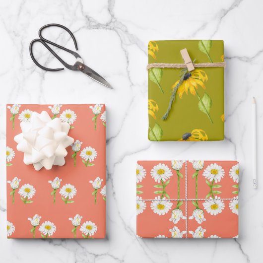 Joyful Summer op een Wrapping Paper Set (Voorkant)