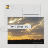 Joyful Sunset Briefkaart (Voorkant / Achterkant)