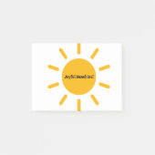 JOYFUL SUNSHINE POST-IT® NOTES (Voorkant)