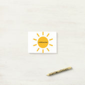 JOYFUL SUNSHINE POST-IT® NOTES (Op bureau)