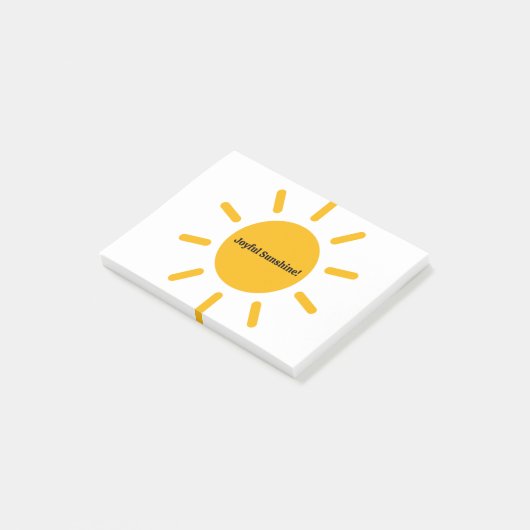 JOYFUL SUNSHINE POST-IT® NOTES (Schuin)