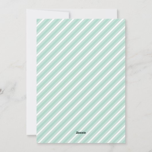 Joyful Symmetry | Moderne kerstfoto Feestdagenkaart (Achterkant)