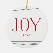 Joyful Symmetry | Tweezijdige foto Keramisch Ornament (Voorkant)