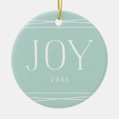 Joyful Symmetry | Tweezijdige foto Keramisch Ornament (Voorkant)