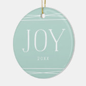 Joyful Symmetry | Tweezijdige foto Keramisch Ornament (Links)