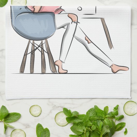 Joyful Theedoek (Gevouwen)