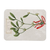 Joyful Tidings | Kus me onder de mistletoe Magneet (Horizontaal)