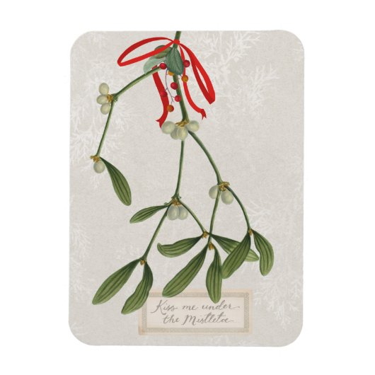 Joyful Tidings | Kus me onder de mistletoe Magneet (Verticaal)