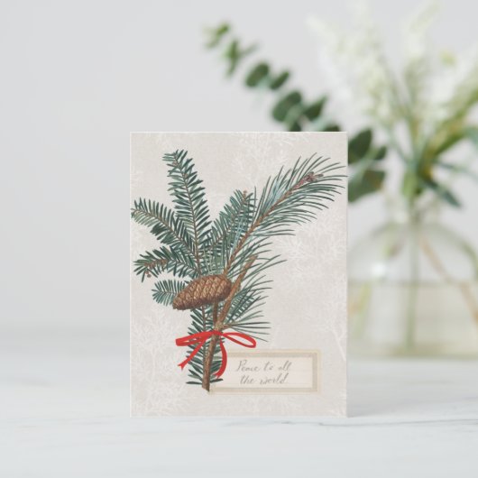 Joyful Tidings | Vrede voor de hele wereld Briefkaart (Staand voorkant)