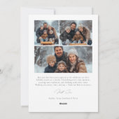 Joyful Tidings Winter Familie Foto Kerst Kaart (Achterkant)