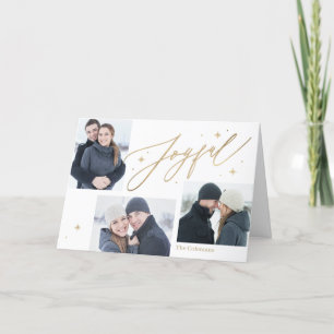 Joyful Times 3 Foto's Holiday Card Feestdagen Kaart