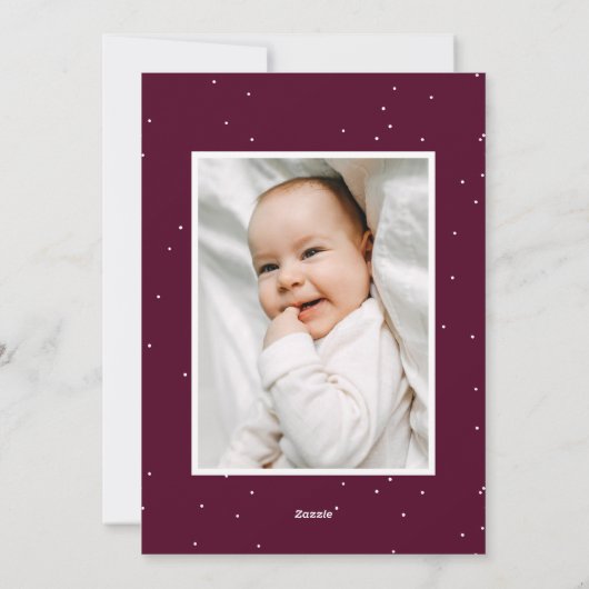 Joyful Trees Wine 2 Foto Feestdagenkaart (Achterkant)