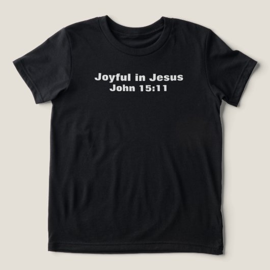Joyful Tri-Blend Shirt (Design voorkant)