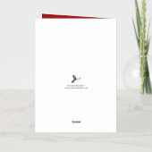 Joyful Typography Script Moderne Photo Kerstmis Folie Feestdagenkaart (Achterkant)