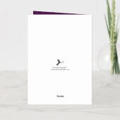 Joyful Typography Script Moderne Photo Kerstmis Folie Feestdagenkaart (Achterkant)