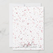 JOYFUL-vakantiekaart + kleurencongruente typografi Feestdagenkaart (Achterkant)