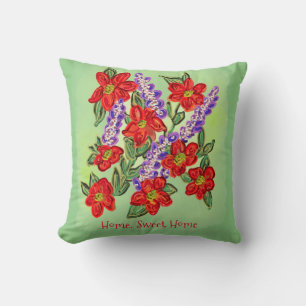 Joyful van de Heart Floral Bouquet Kussen