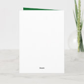 Joyful Vibes green Christmas holidays love family Kaart (Achterkant)