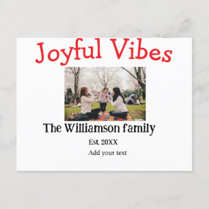 Joyful vibes Kerst feestdagen familie foto geschen
