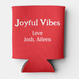 Joyful Vibes rode kerst feestdagen liefde familie Blikjeskoeler