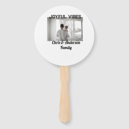 Joyful Vibes vader zoon familie kerstvakantie p Handwaaier