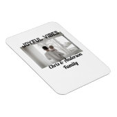 Joyful Vibes vader zoon familie kerstvakantie p Magneet (Rechterzijde)