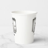 Joyful Vibes vader zoon familie kerstvakantie p Papieren Bekers (Rechts)