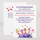 Joyful Virtual Party Kaart (Voorkant / Achterkant)