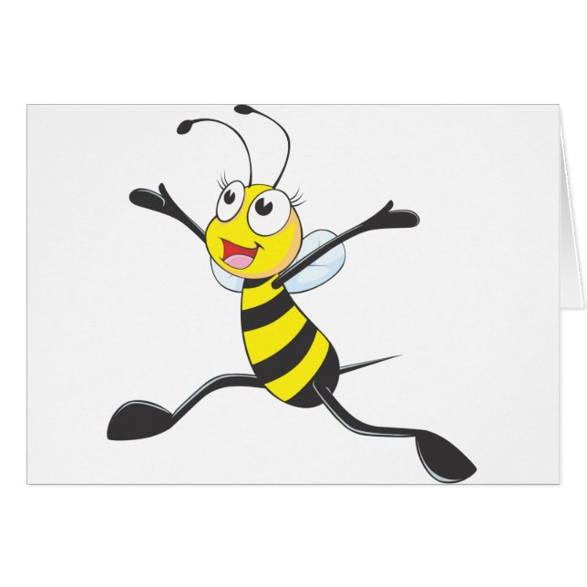 Joyful Vrouw Bee (Voorkant Horizontaal)