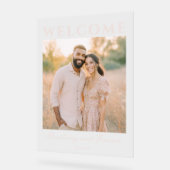 Joyful Warm Romantic Photo Acryl Bord (Hoek)