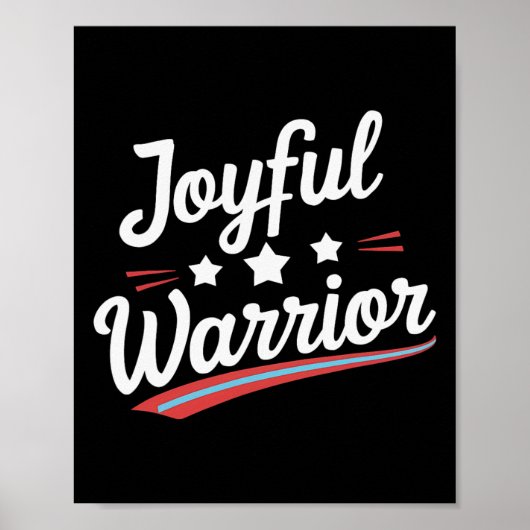 Joyful Warrior Kamala 2024 Poster (Voorkant)