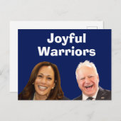 Joyful Warriors Harris en Walz Briefkaart (Voorkant / Achterkant)