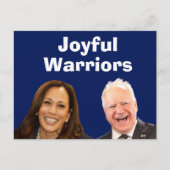Joyful Warriors Harris en Walz Briefkaart (Voorkant)