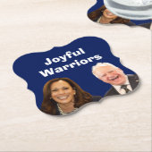 Joyful Warriors Harris en Walz Kartonnen Onderzetters (Gekanteld)