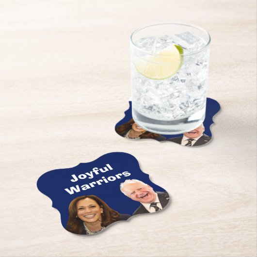 Joyful Warriors Harris en Walz Kartonnen Onderzetters (Insitu)