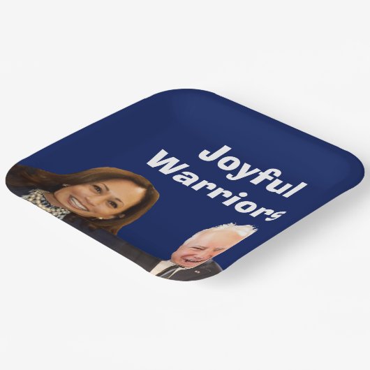 Joyful Warriors Harris en Walz Papieren Bordje (Gebogen)