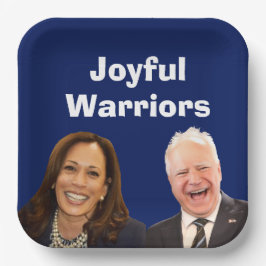Joyful Warriors Harris en Walz Papieren Bordje