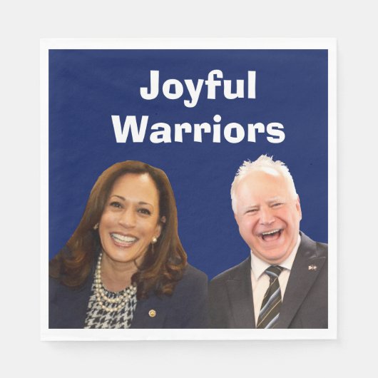 Joyful Warriors Harris en Walz Servet (Voorkant)
