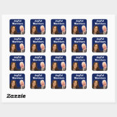 Joyful Warriors Harris en Walz Vierkante Sticker (Vel)