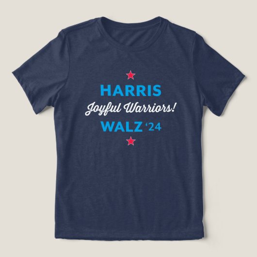Joyful Warriors Harris Walz T-shirt (Design voorkant)