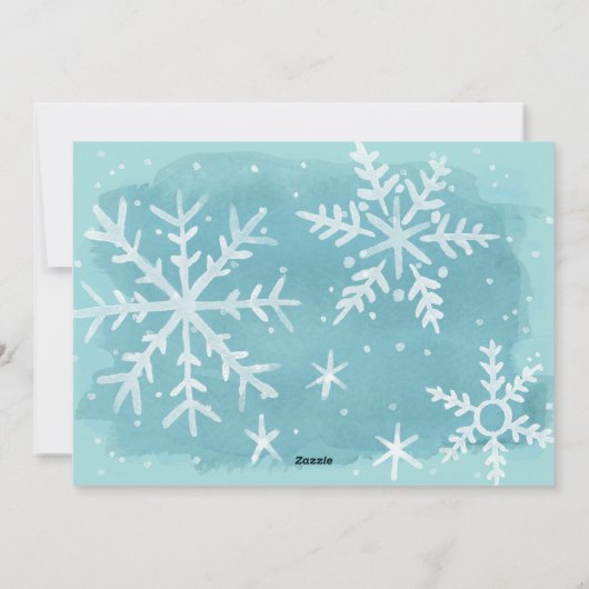 Joyful Wasting Kerstmis Multi Photo Collage Feestdagenkaart (Achterkant)